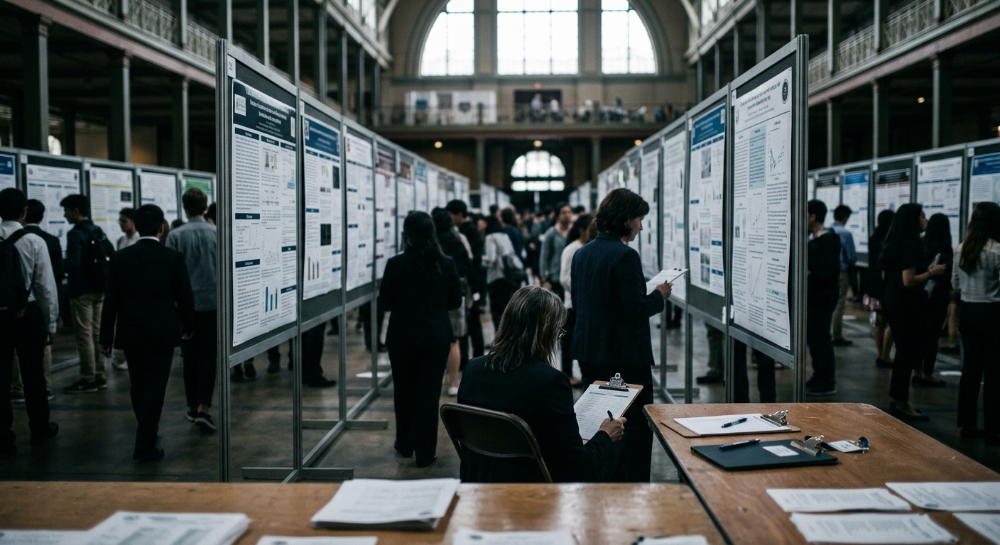 Exhibition hall at the California Science and Engineering Fair